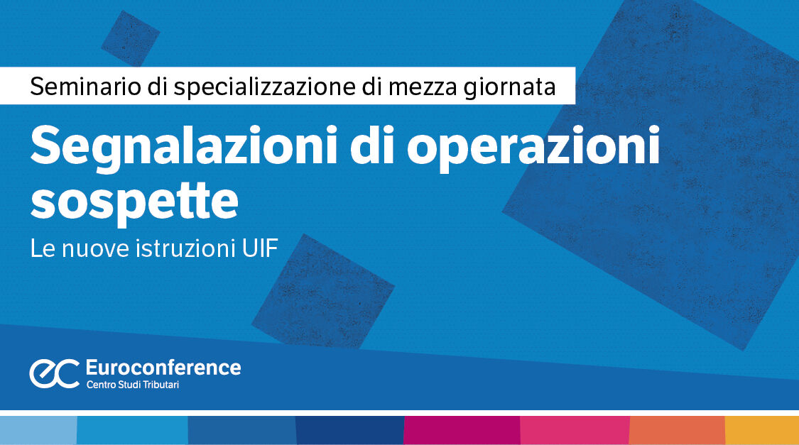 Immagine Segnalazioni di operazioni sospette | Euroconference